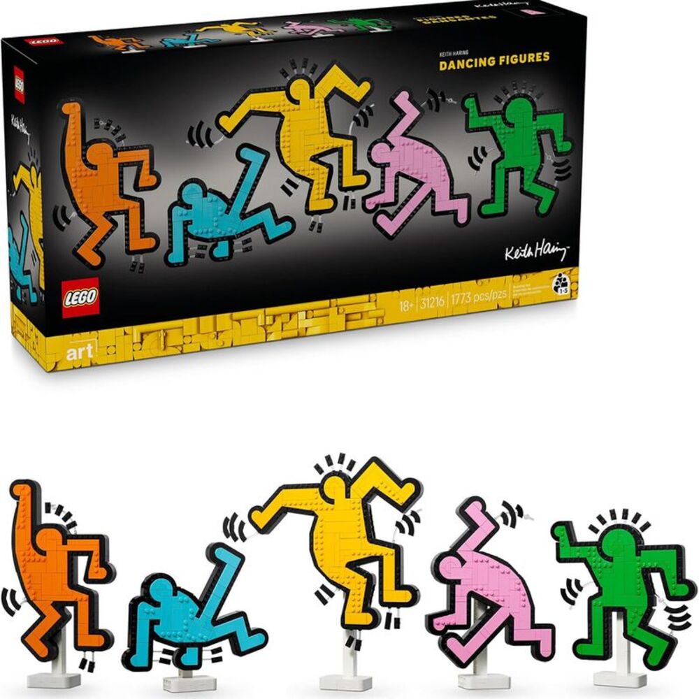 Keith Haring - LEGO® ART Keith Haring - Dancing Figures 31216  COLLECTIBLES
